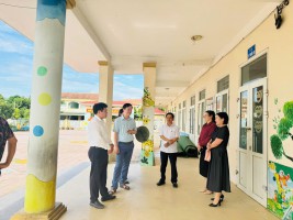 TRƯỜNG MẦM NON KỲ PHƯƠNG TÍCH CỰC CHỈNH TRANG CẢNH QUAN, VỆ SINH MÔI TRƯỜNG, SẴN SÀNG ĐÓN ĐOÀN KIỂM TRA VỀ CÔNG TÁC SÁP NHẬP TRƯỜNG HỌC.