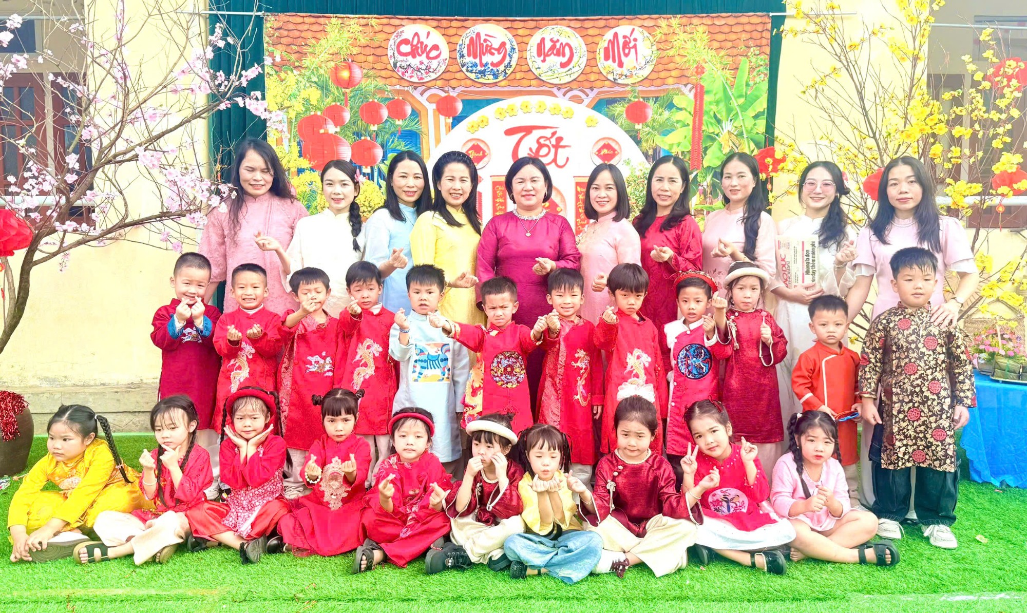 BÉ VUI HỘI XUÂN - ĐÓN TẾT YÊU THƯƠNG TẠI TRƯỜNG MẦM NON KỲ PHƯƠNG