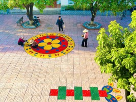 "Trường Mầm non Kỳ Phương – Chung tay cải tạo, xây dựng môi trường ngoài lớp học xanh – sạch – đẹp, an toàn và sáng tạo"