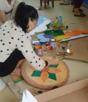 TRƯỜNG MẦM NON KỲ PHƯƠNG XÂY DỰNG CÁC GÓC TRUNG THU CHO TRẺ HOẠT ĐỘNG