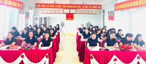 SINH HOẠT CHUYÊN ĐỀ: “TĂNG CƯỜNG CÔNG TÁC KIỂM ĐỊNH CHẤT LƯỢNG GIÁO DỤC VÀ CỦNG CỐ TRƯỜNG MẦM NON ĐẠT CHUẨN QUỐC GIA MỨC ĐỘ II; GÓP PHẦN THỰC HIỆN THẮNG LỢI NGHỊ QUYẾT ĐẠI HỘI ĐẢNG BỘ PHƯỜNG HOÀN