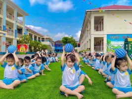 TRƯỜNG MẦM NON KỲ PHƯƠNG TỔ CỨC HOẠT ĐỘNG NGOÀI TRỜI CHO TRẺ MẪU GIÁO 3 TUỔI