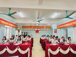 CHI BỘ TRƯỜNG MẦM NON SINH HOẠT CHUYÊN ĐỀ "TĂNG CƯỜNG CÔNG TÁC LÃNH ĐẠO NHẰM GIỮ VỮNG VÀ NÂNG CAO CHẤT LƯỢNG KIỂM ĐỊNH CHẤT LƯỢNG GIÁO DỤC CẤP ĐỘ 3 GIAI ĐOẠN 2021–2026"