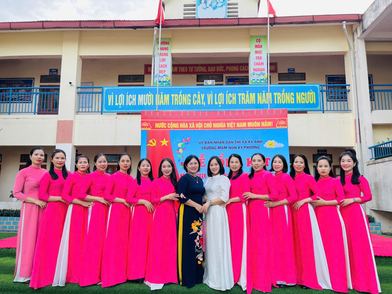 TRƯỜNG MẦM NON KỲ PHƯƠNG TỔ CHỨC LỄ TỔNG KẾT NĂM HỌC 2024-2025