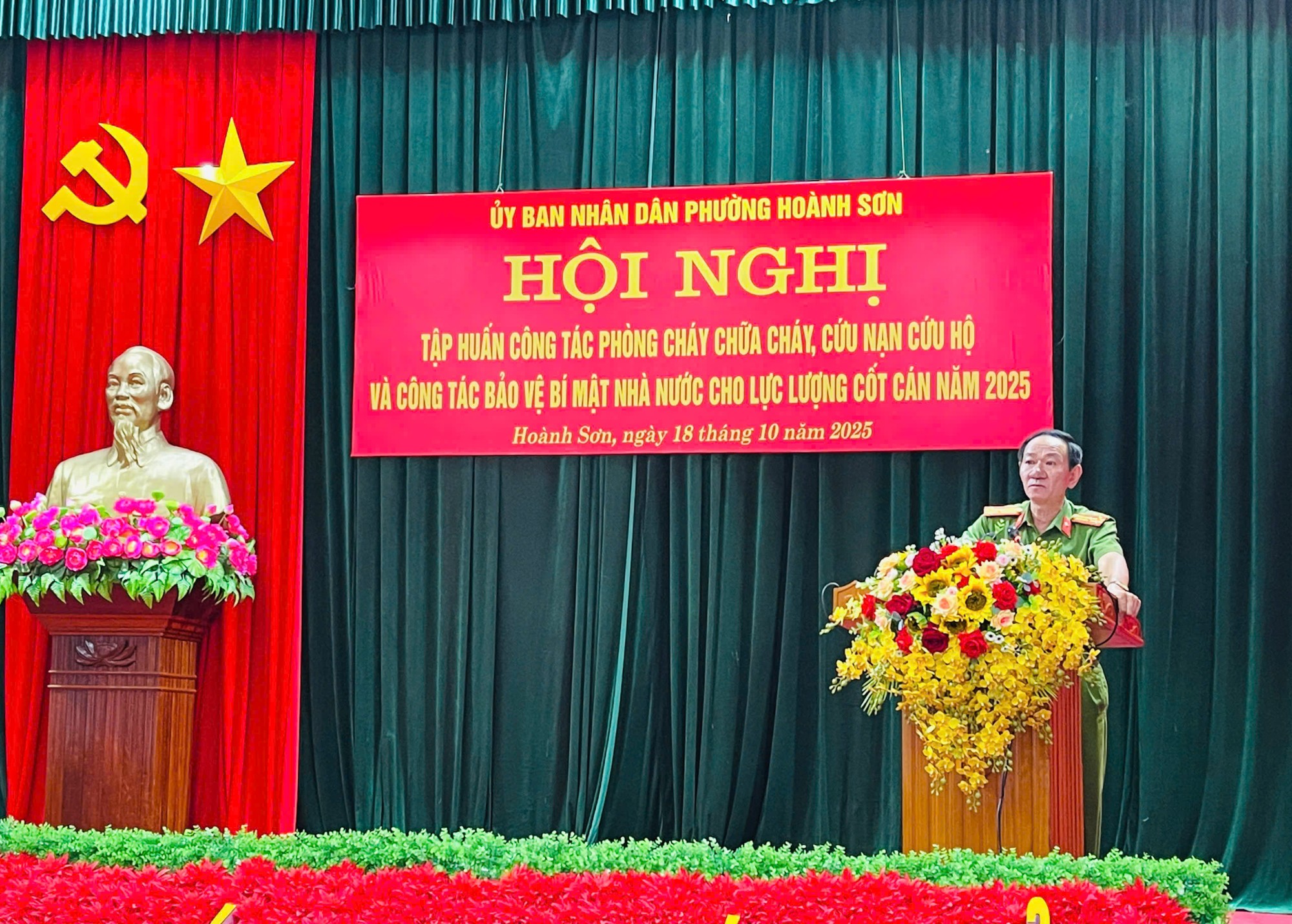 CBQL TRƯỜNG MẦM NON KỲ PHƯƠNG THAM GIA TẬP HUẤN PCCC, CNCH